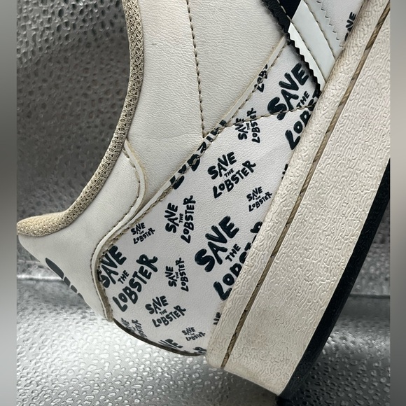 Adidas x Philip Colbert Save The Lobsters Superstar White Black Sneakers Sz 7 - Picture 6 of 16
